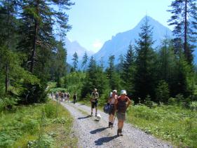 Wandelvakantie Lermoos Tirol  juli 2012